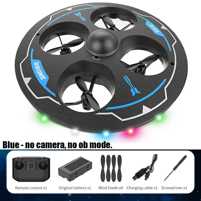 Drone with Camera Foam UAV Ufo Intelligent Obstacle Avoidance Aerial Aircraft 2.4G 4CH Mini RC Helicopter Dron Toys for Kids
