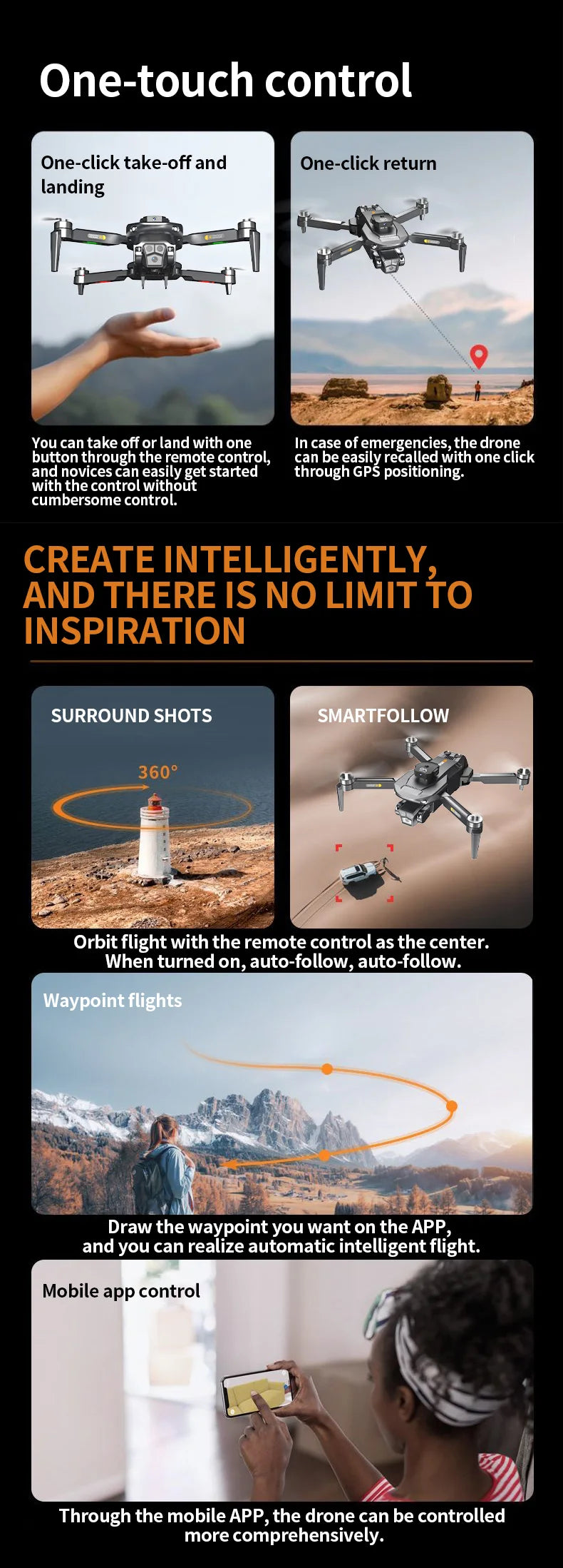 DWI D26 Rc drone  three-camera professional photography height-fixing obstacle avoidance brushless helicopter foldable quadcopte