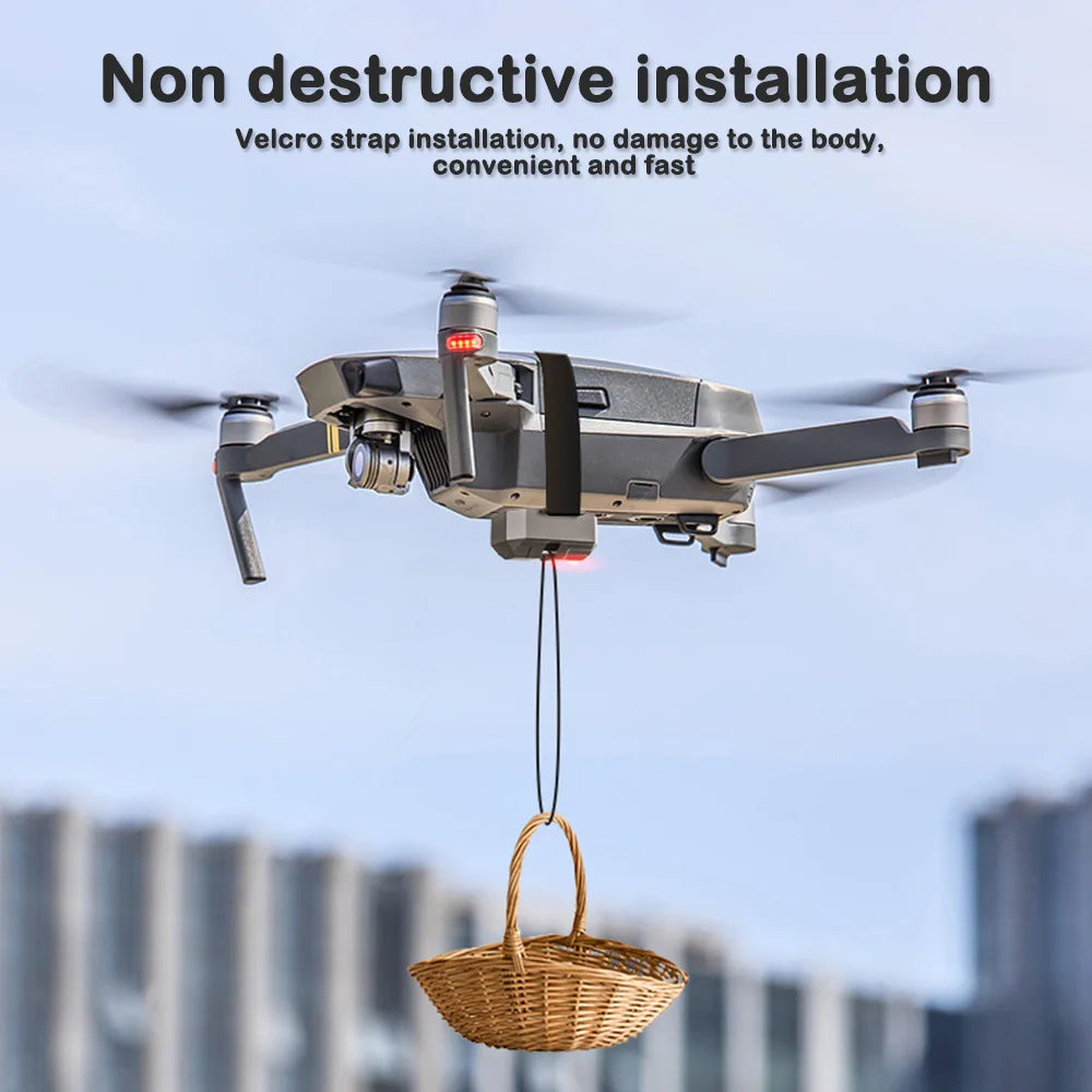 Universal Drone Airdrop System 2.4 Remote Control General Payload Delivery Thrower Air Dropper Device Fishing Rescue Send Gift