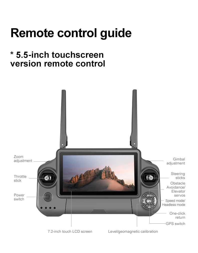 ZLL D12 Drone – 8K Dual Camera & 360° Obstacle Avoidance