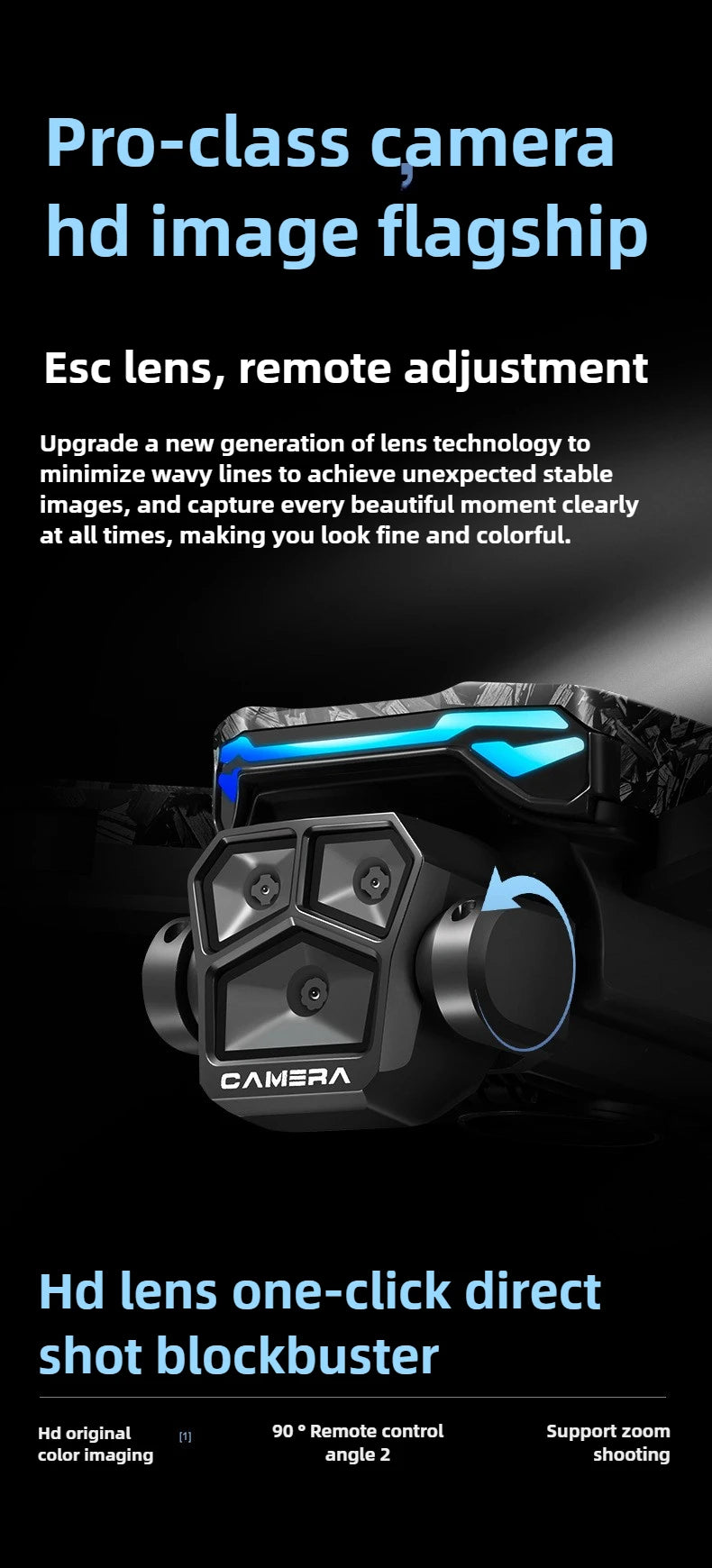 D13 Drone with 5.6-inch Screen Control Brushless Quadcopter Obstacle Avoidance Remote-controlled Aircraft Foreign Trade