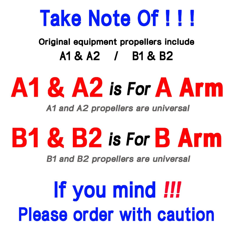 S2S Drone Propellers Original Paddles Drone Accessories