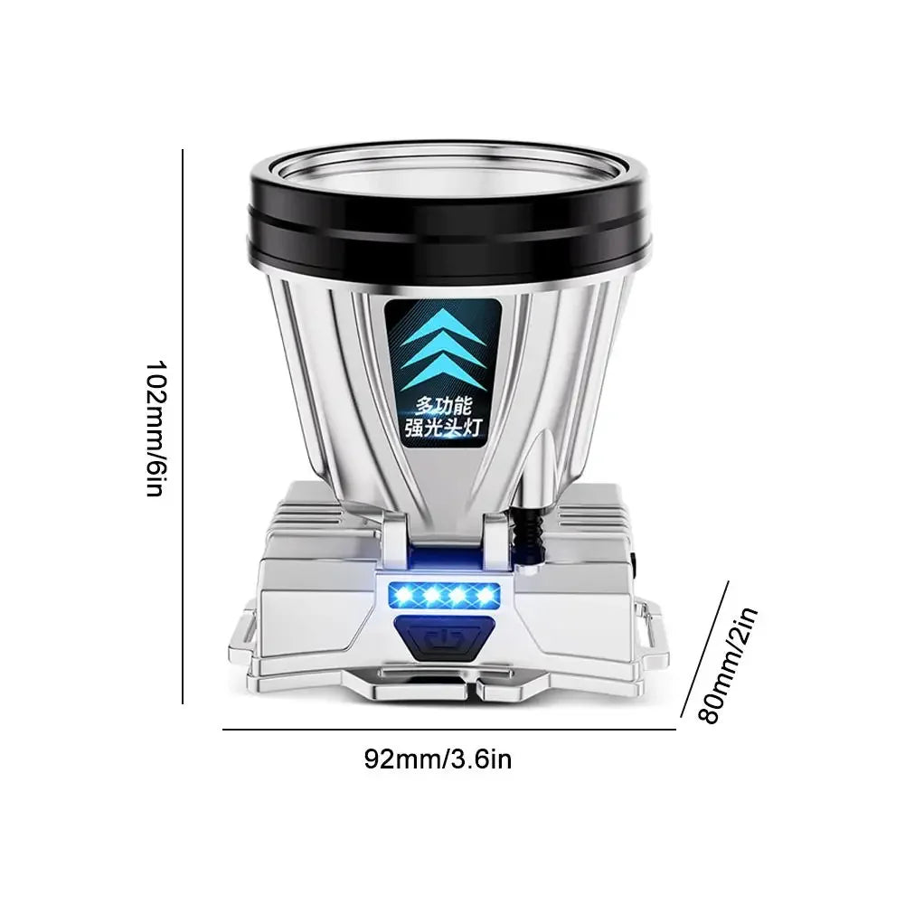 Super Bright LED Rechargeable High-power Headlights High Brightness Emergency Charging Outdoor Head Flashlight Fishing Lamp