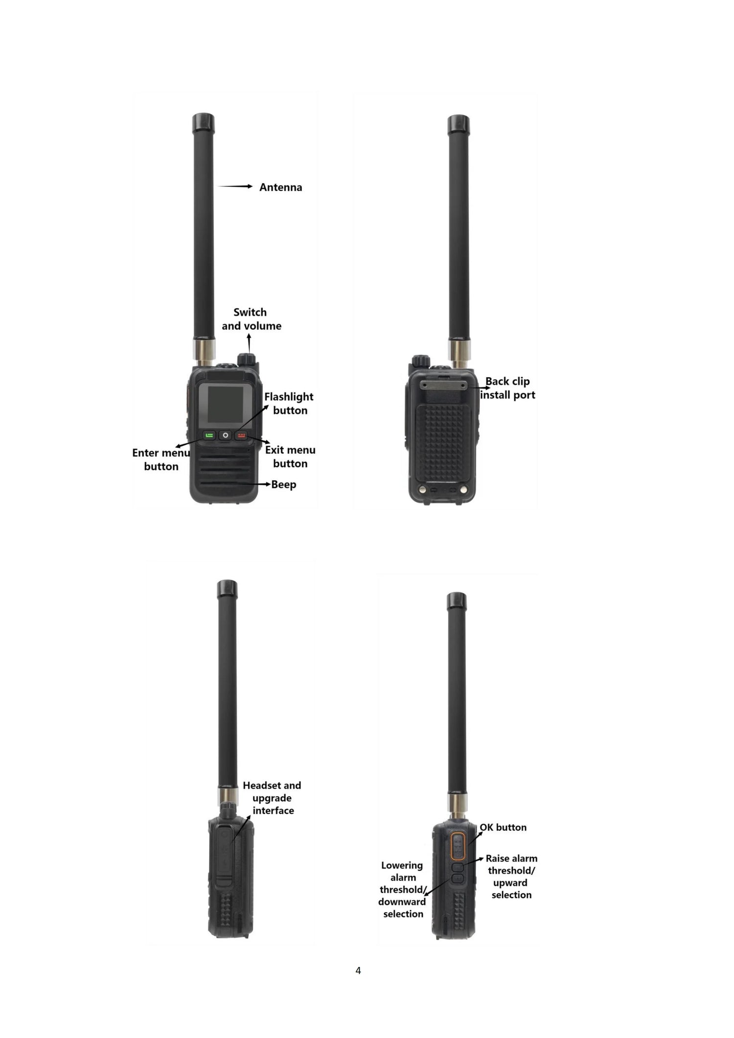 Drone Detector Anti Drone Detection 3 Language 30MHz-6.4GHz Ultra Wide Range Built-in 6000mah Battery for UAV Accurate Detection