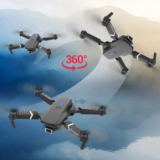 Professional Drone E88  Standard-Angle SD Camer WiFi FPV Height Hold Foldable RC Drone Quadrotor Helicopter Children's Toys