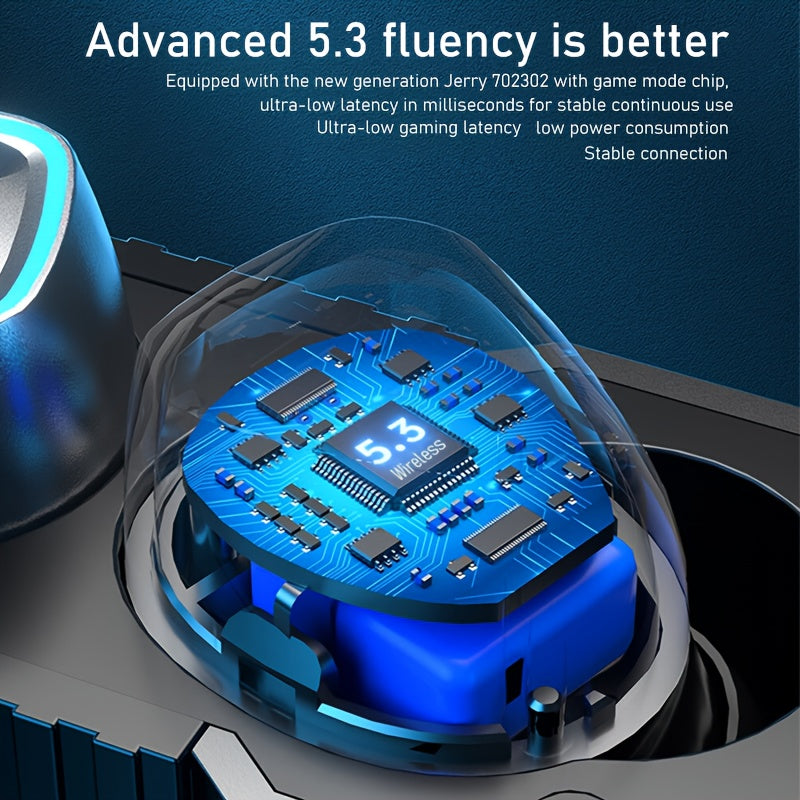 True Wireless Earbuds – 120H, Bluetooth 5.3, IPX7 Waterproof – Silver