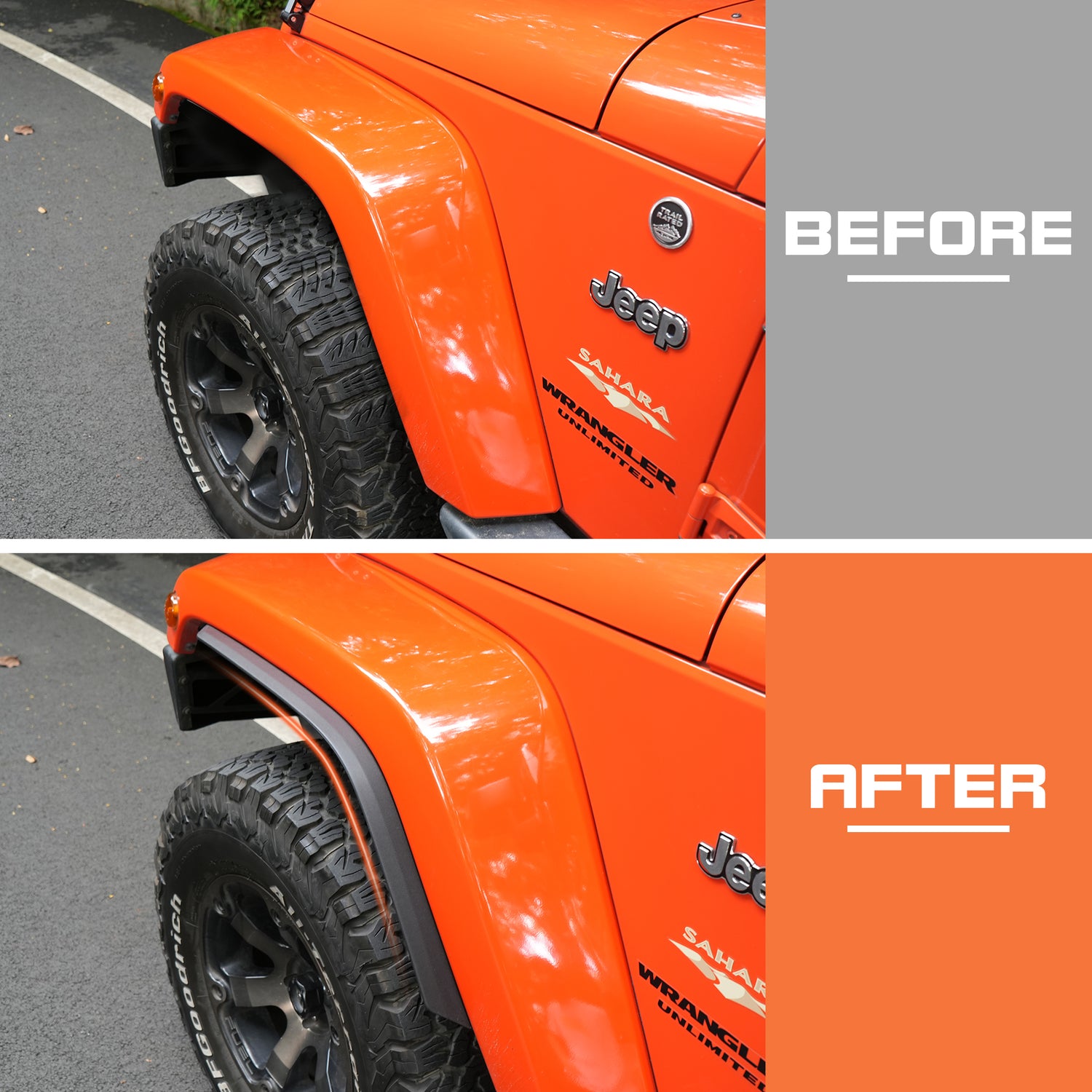 Fender Flares for Wrangler JK (2007–2018)