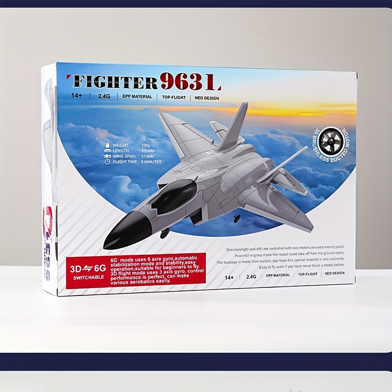 J35 High-Speed RC Fighter Jet Drone - Weatherproof, Durable Foam Wings, 2.4G Remote Control, USB Rechargeable 650mAh Battery, Easy Assembly & Flight