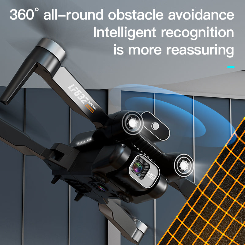 LF632 Dual Electric Drone – Foldable 4K Dual Camera Quadcopter with FPV