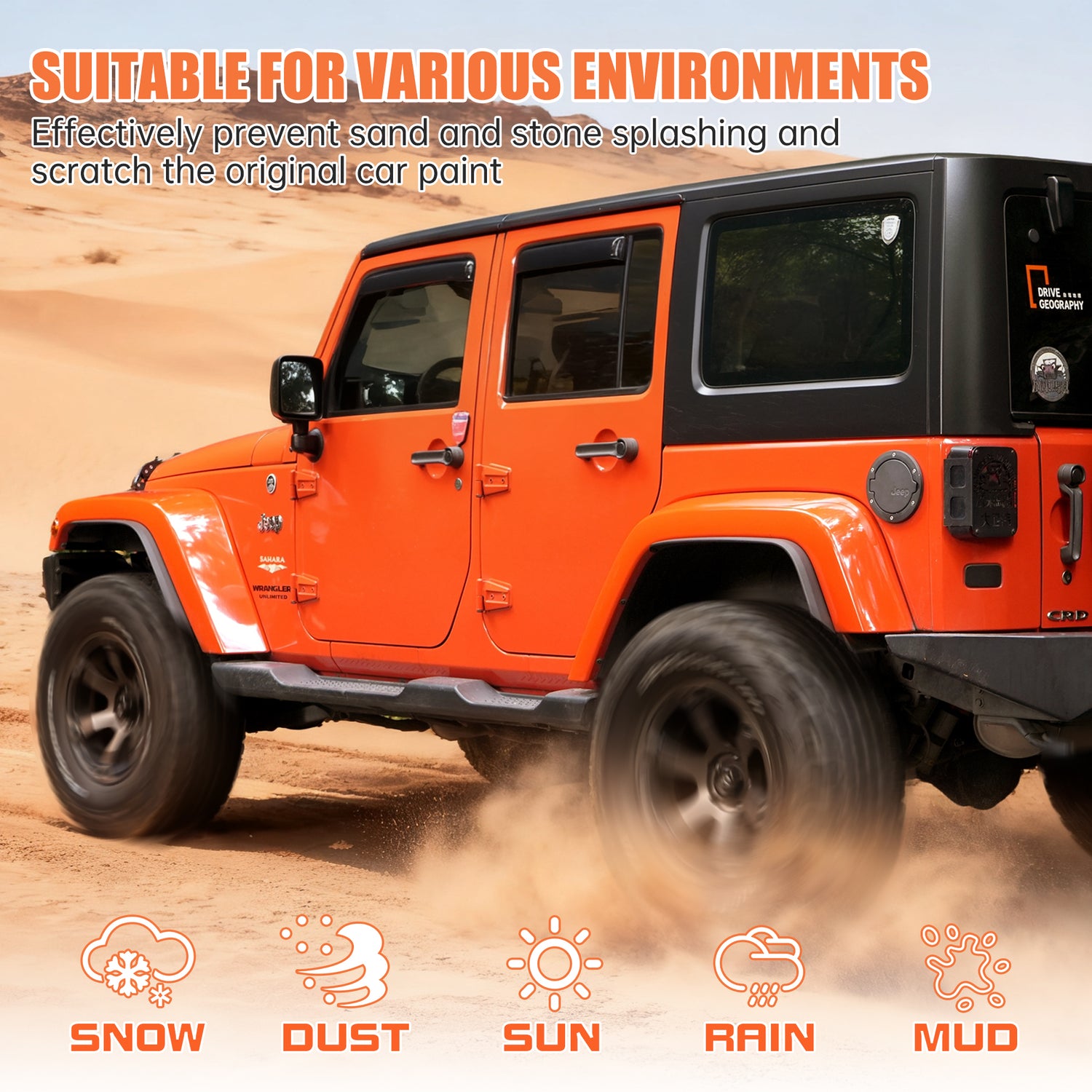 Fender Flares for Wrangler JK (2007–2018)