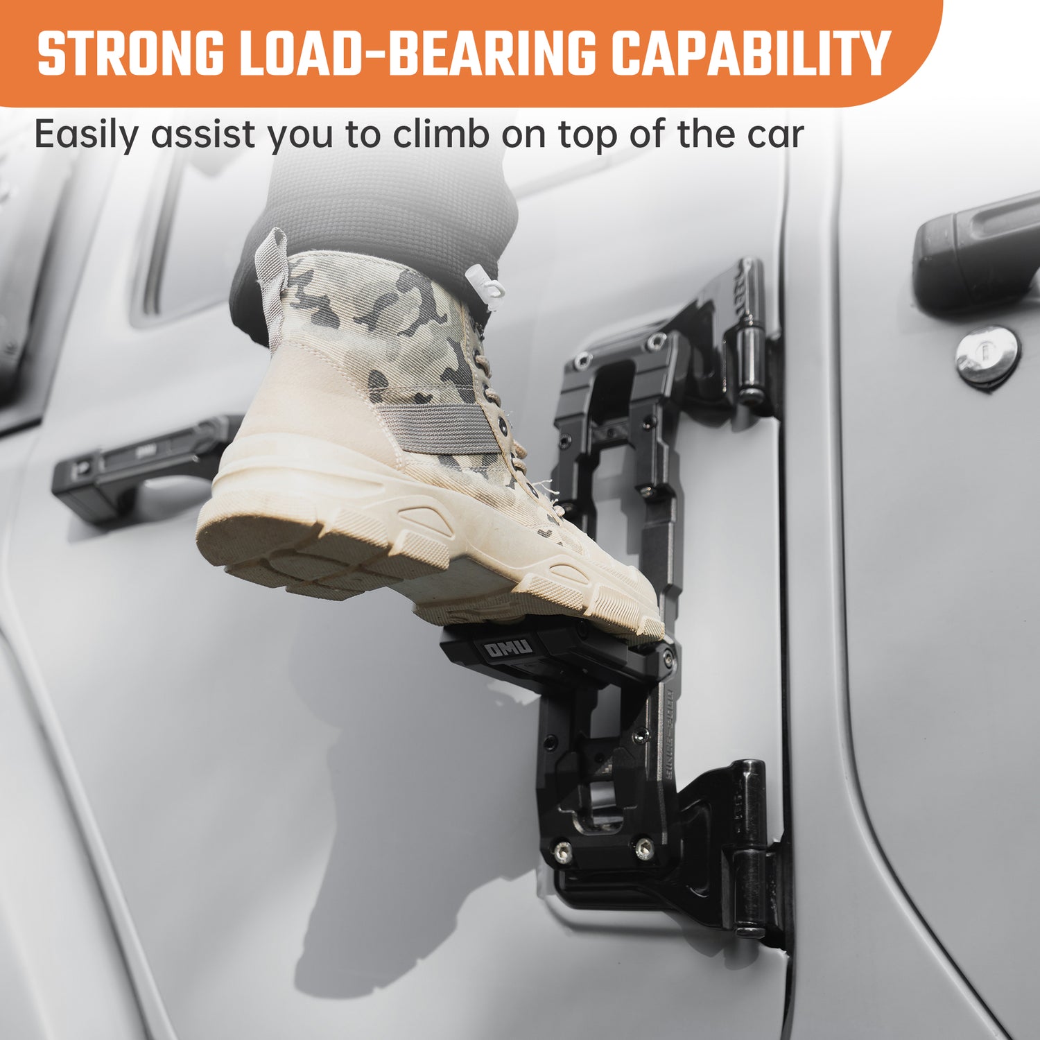 Door Hinge Step for Wrangler & Gladiator (2007–2025)