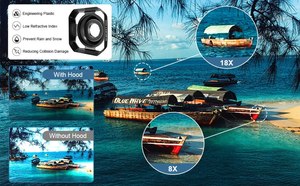 5K   64MP Camcorder IR Night Vision Vlogging  18X Zoom WiFi Digital  for  3.0'' Touch Screen Recorder  with 32GB SD Card, Microphone, 2.4G Remote Control