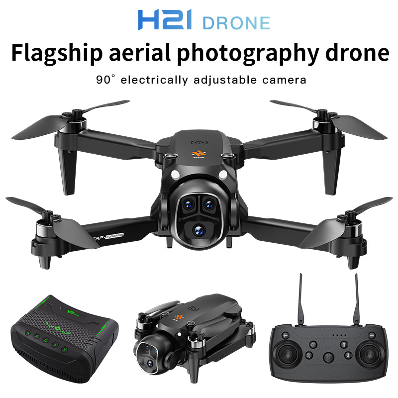 H21 Optical Flow Drone - Auto-Hover RC Quadcopter