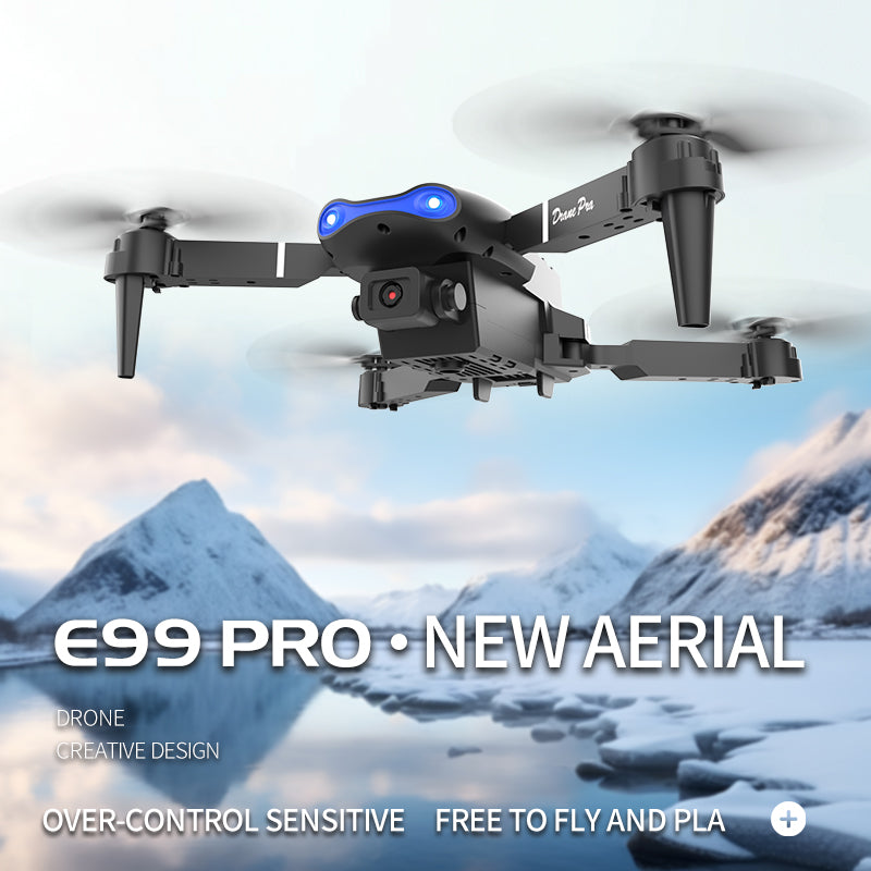 E99Pro Dual Camera Drone – Foldable WiFi FPV Quadcopter