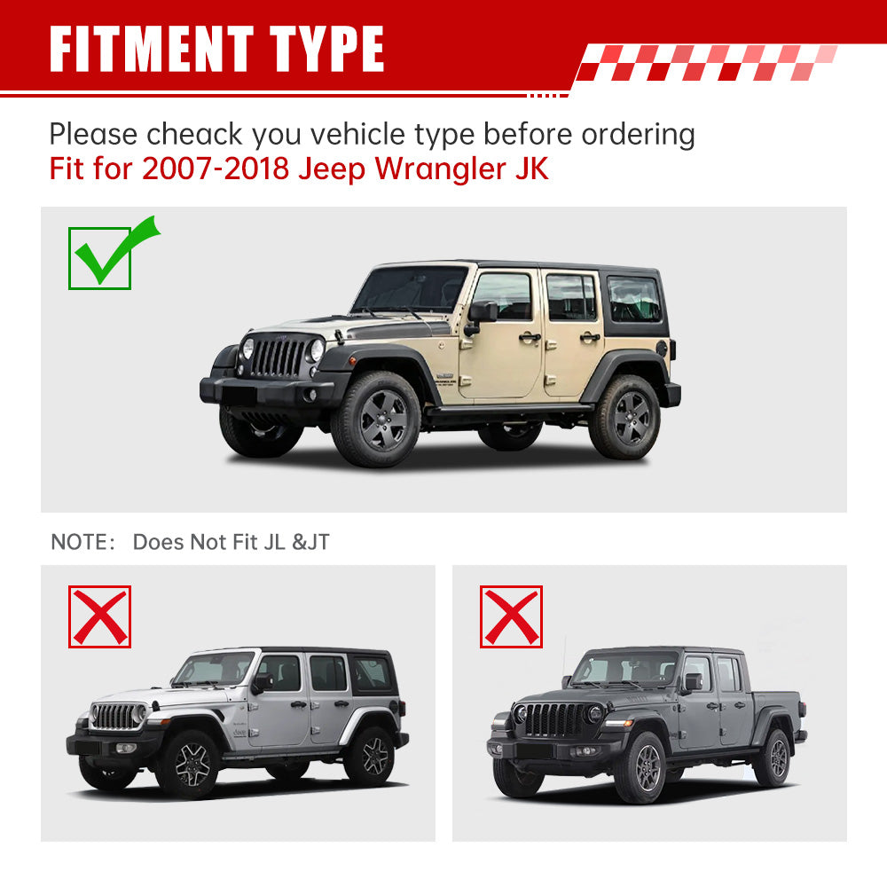 Avenger Style Hood for Wrangler JK (2007–2018)