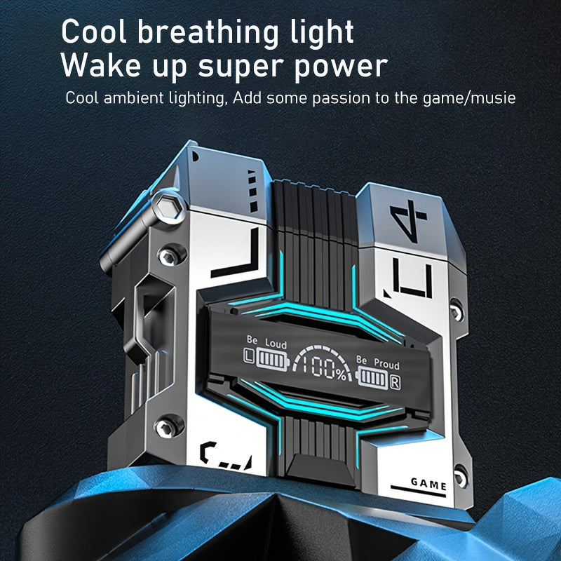 True Wireless Earbuds – 120H, Bluetooth 5.3, IPX7 Waterproof – Silver