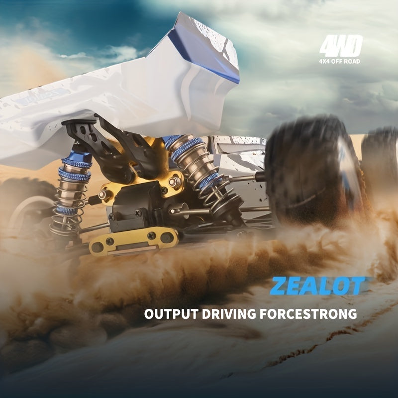 WLtoys 124017 75KM/H 4WD RC Car Professional Racing Car Brushless Electric High Speed Off-Road Drift Remote Control Toys for Boys with 2 Batteries