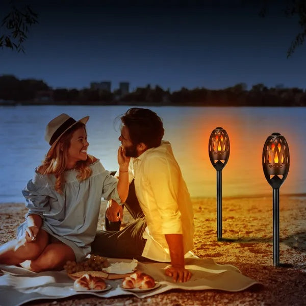 LED Flame Torch Wireless Speaker – Waterproof Outdoor Atmosphere Light
