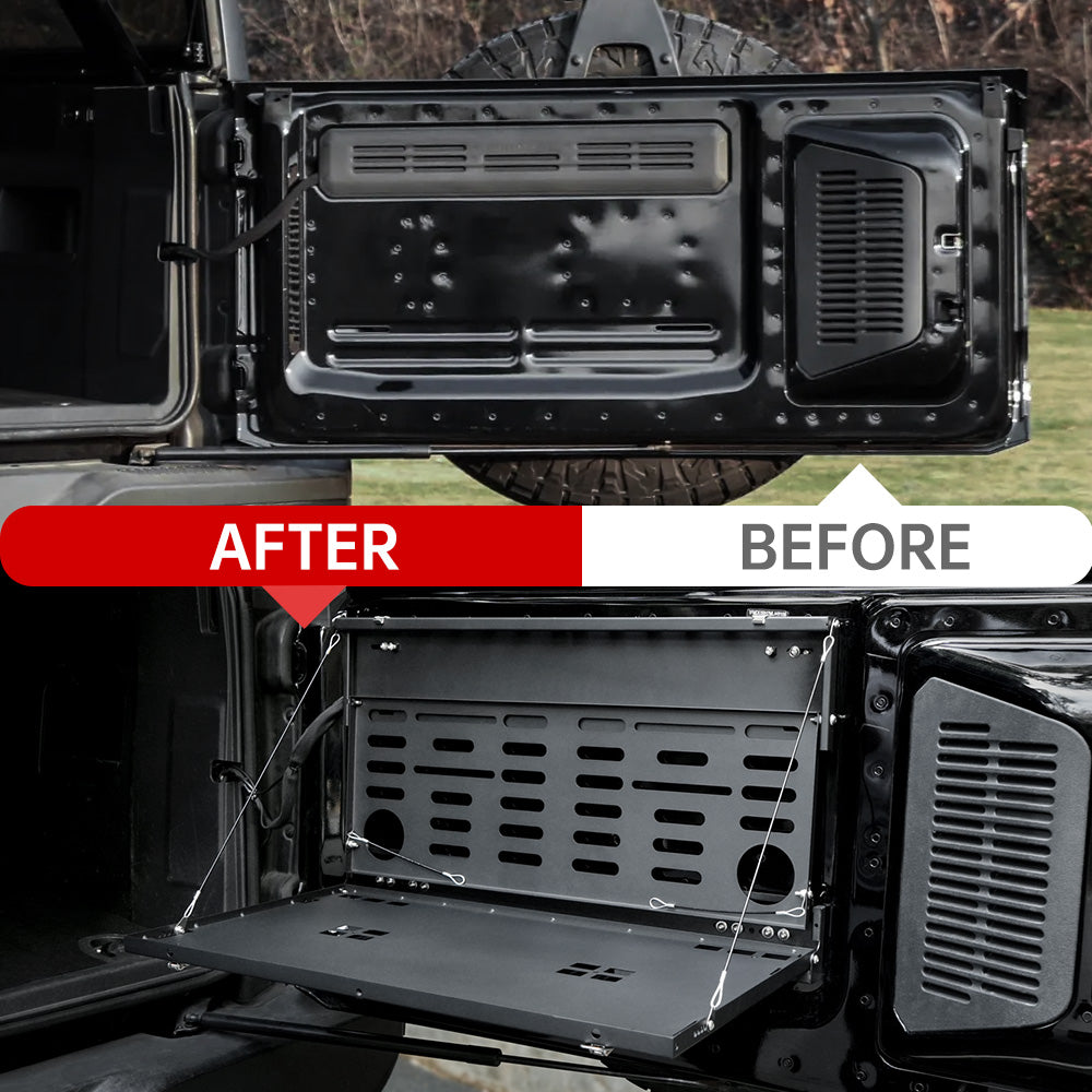 Tailgate Table for Ford Bronco (2021–2024) – 2-Tier Cargo Shelf