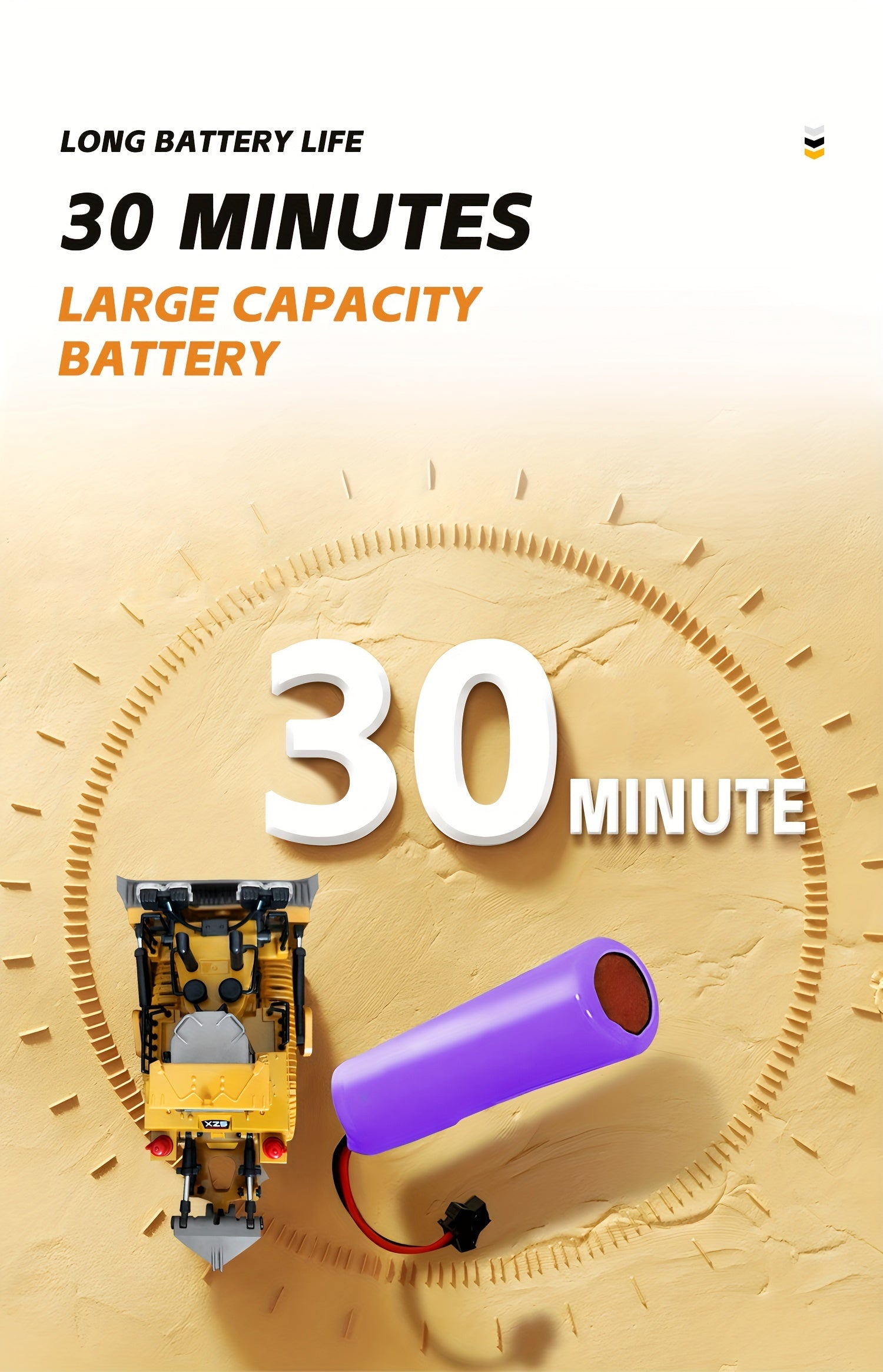 1:24 Scale Metal Bulldozer - Construction Vehicle with Eight-Channel Remote Control, LED Lights, Sound Effects - Perfect Holiday Gift for Kids