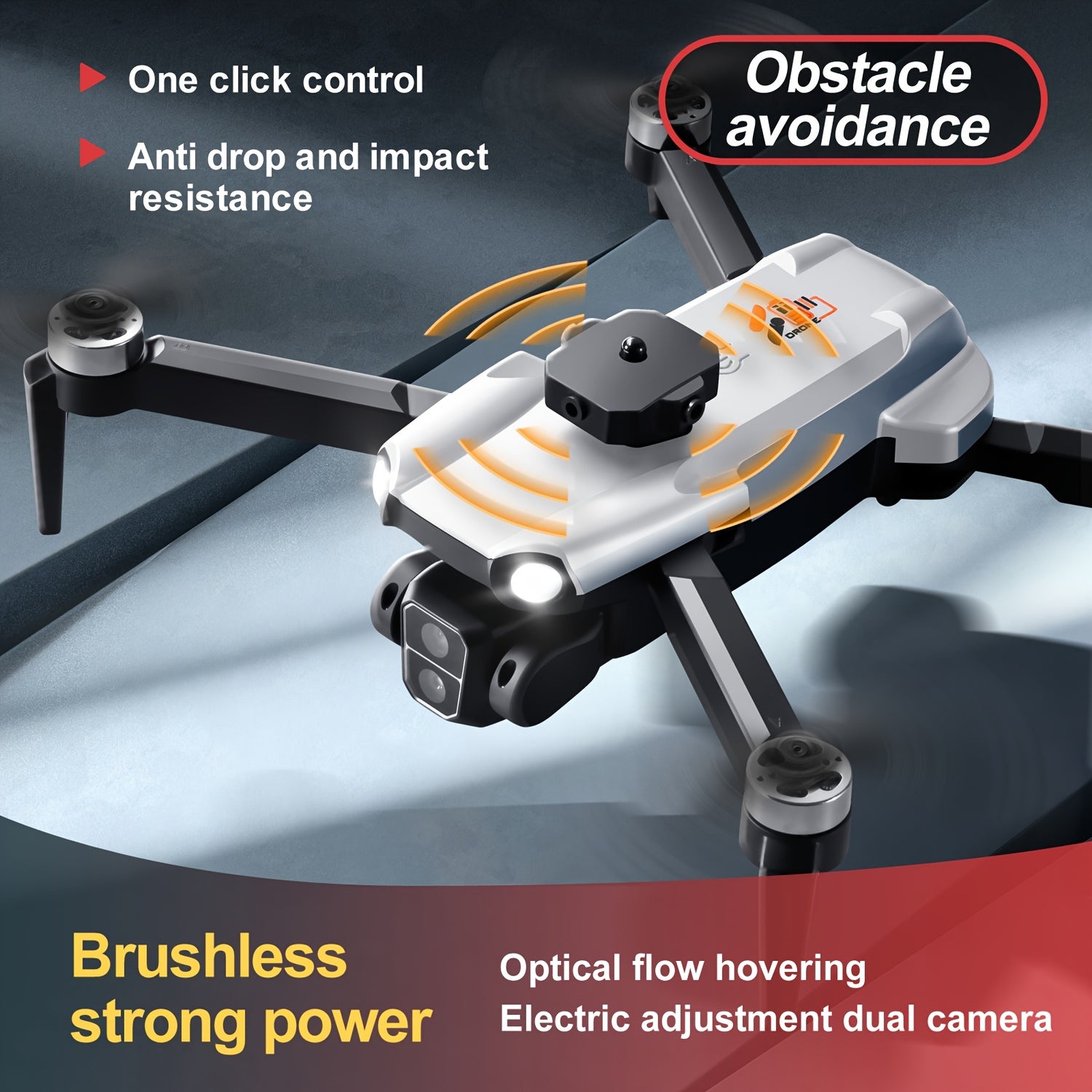 S119 Beginner Drone with Trajectory Flight & Four-Sided Obstacle Avoidance