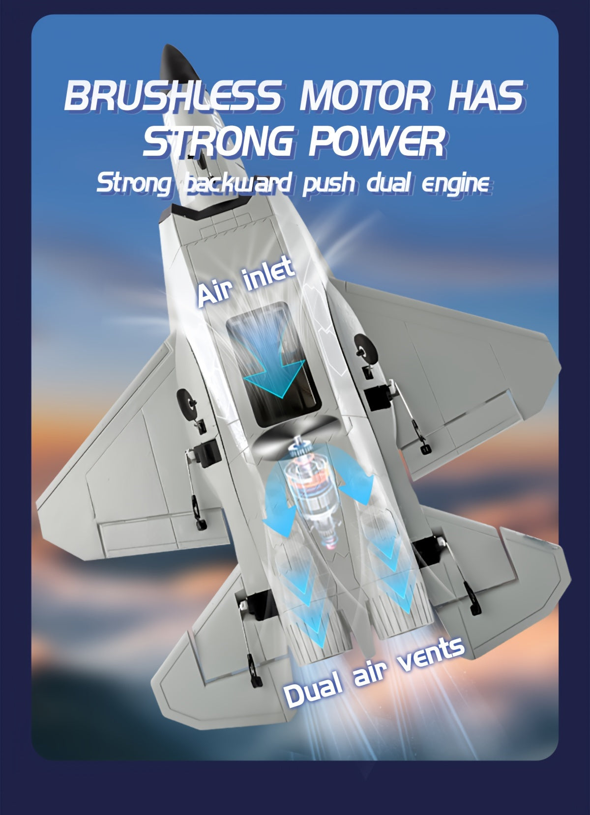 J35 High-Speed RC Fighter Jet Drone - Weatherproof, Durable Foam Wings, 2.4G Remote Control, USB Rechargeable 650mAh Battery, Easy Assembly & Flight