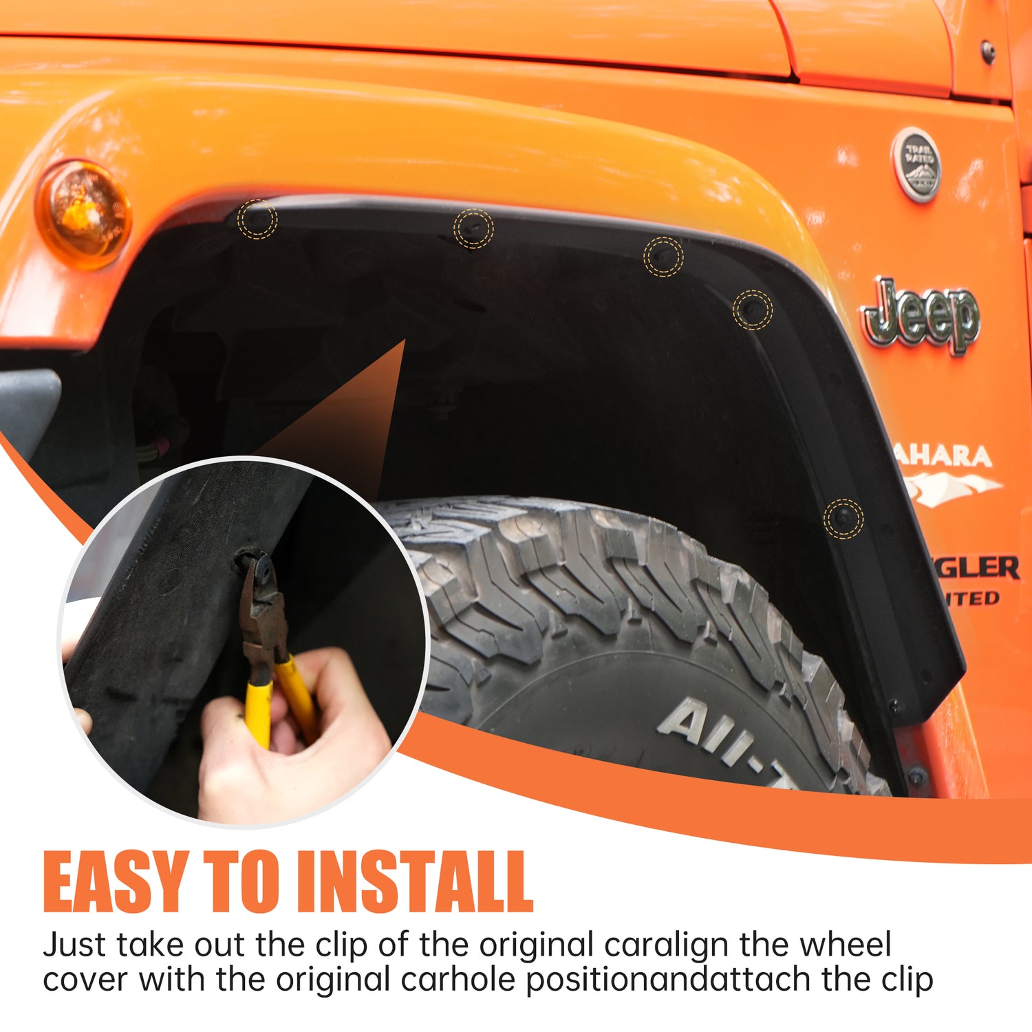 Fender Flares for Wrangler JK (2007–2018)