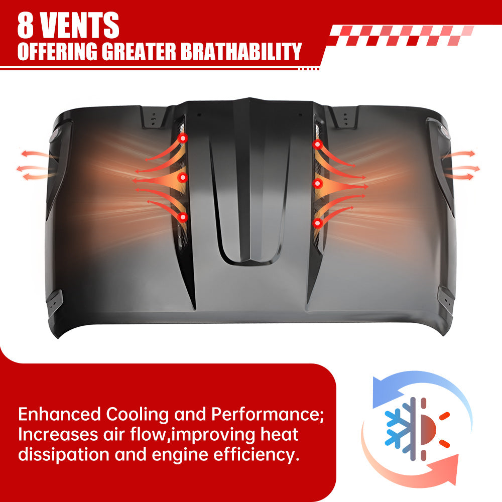 Avenger Style Hood for Wrangler JK (2007–2018)