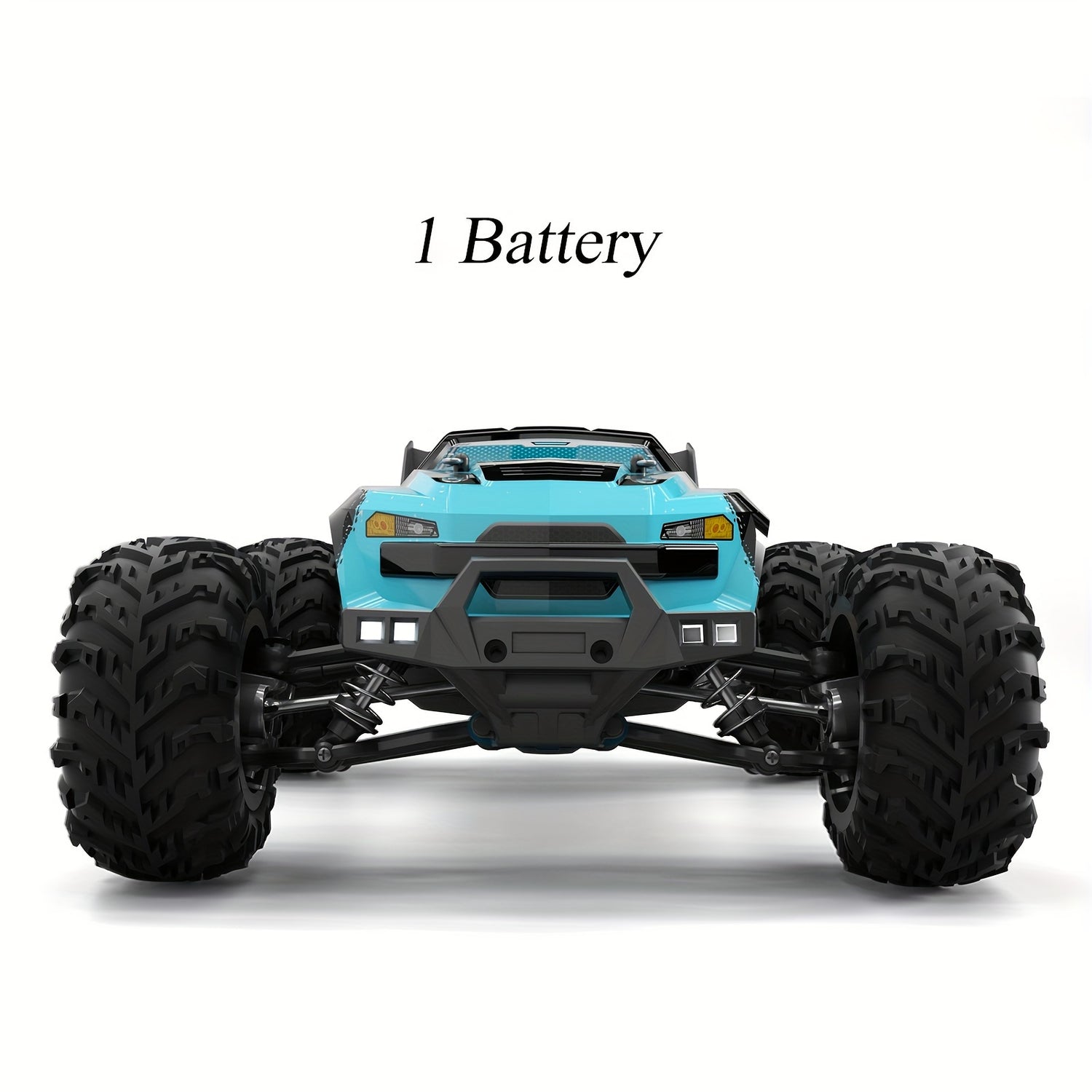 [High-Speed RC Truck] High-Speed 4WD 70KM/H RC Truck - 2.4 GHz Remote Control, Rechargeable Battery, Proportional Throttle/Steering - Off-Road Racing Car Toy for Outdoor Fun, Blue, Truck Toy